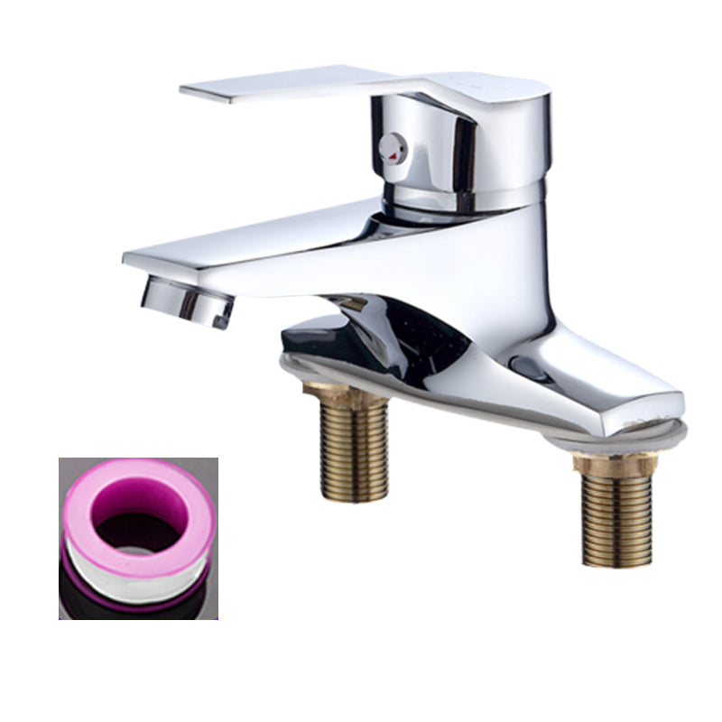 Skorter | 1or2-Handle Brushed Nickel Widespread Faucet 2 Hole Center Set Sink Faucet