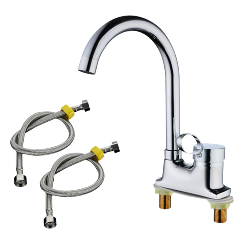 Skorter | 1or2-Handle Brushed Nickel Widespread Faucet 2 Hole Center Set Sink Faucet