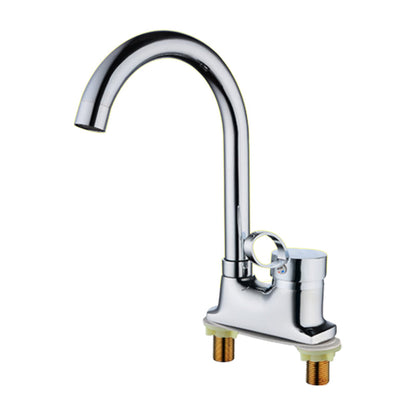 Skorter | 1or2-Handle Brushed Nickel Widespread Faucet 2 Hole Center Set Sink Faucet