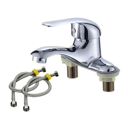 Skorter | 1or2-Handle Brushed Nickel Widespread Faucet 2 Hole Center Set Sink Faucet