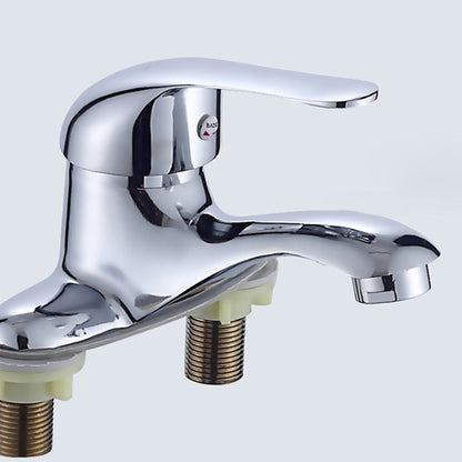 Skorter | 1or2-Handle Brushed Nickel Widespread Faucet 2 Hole Center Set Sink Faucet