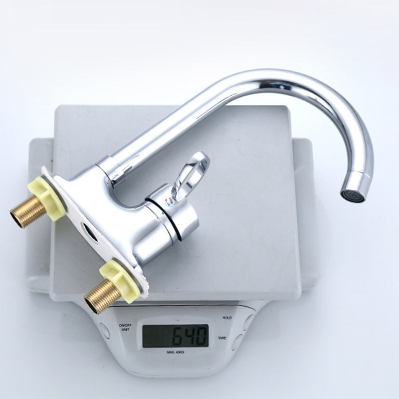 Skorter | 1or2-Handle Brushed Nickel Widespread Faucet 2 Hole Center Set Sink Faucet