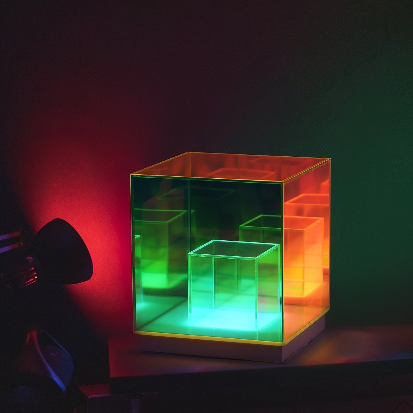 Skorter | LumiLuxe - Traditional LED Table Lamp, 3-Color Adjustable, USB-Powered