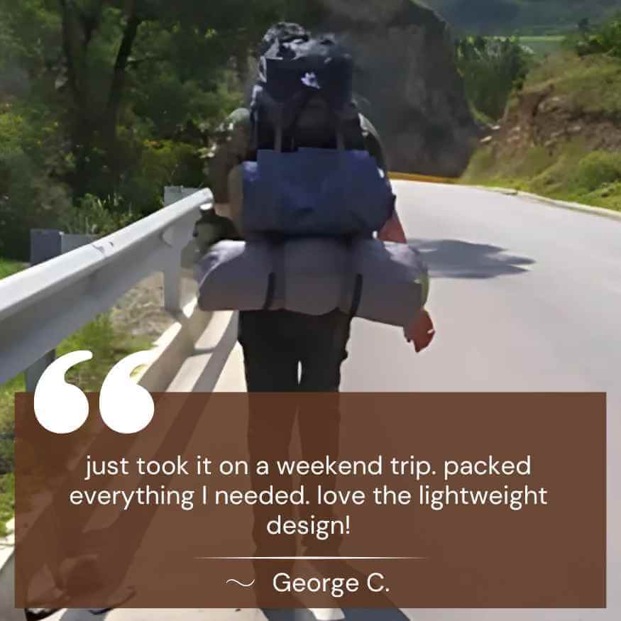 Skorter | 60L Waterproof Hiking Backpack | Lightweight, Ergonomic Design & Smart Storage for Day Hikes and Expeditions