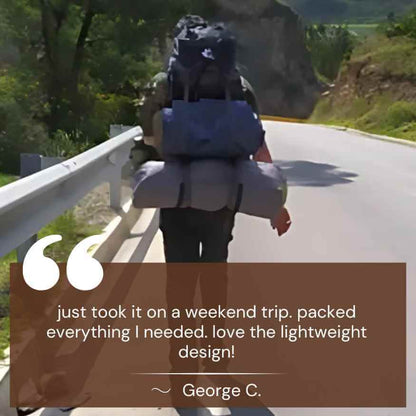 Skorter | 60L Waterproof Hiking Backpack | Lightweight, Ergonomic Design & Smart Storage for Day Hikes and Expeditions