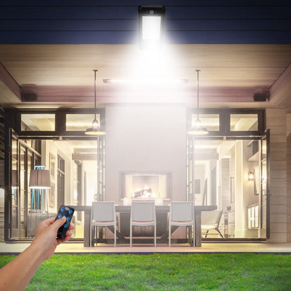 Skorter | 60LEDs Solar PIR Motion Sensor Remote Control Wireless Lamp