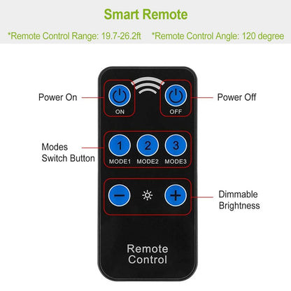 Skorter | 60LEDs Solar PIR Motion Sensor Remote Control Wireless Lamp