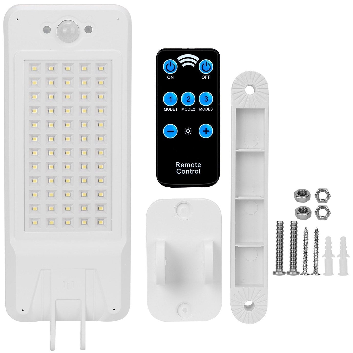 Skorter | 60LEDs Solar PIR Motion Sensor Remote Control Wireless Lamp