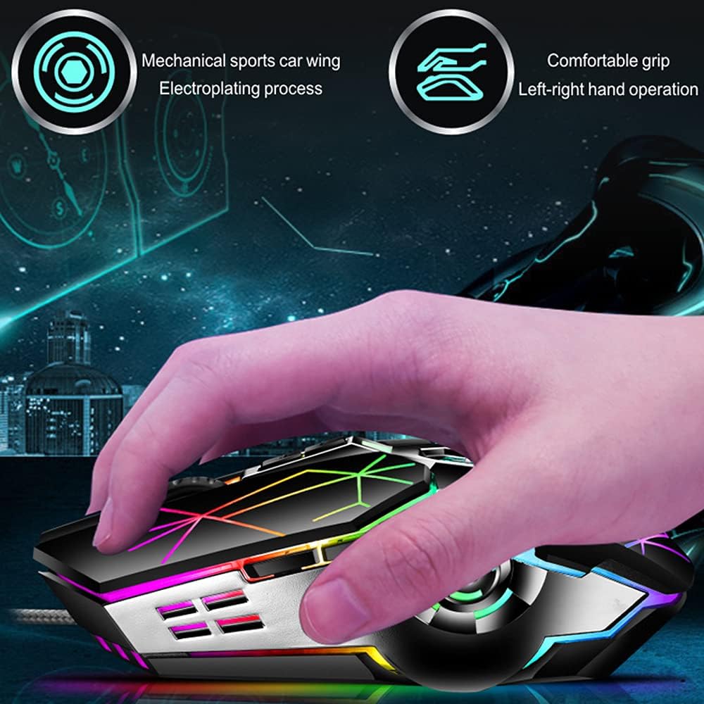 Skorter | 87-Key Mechanical Gaming Keyboard RGB Backlit Blue Switch