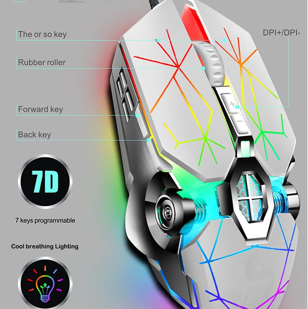 Skorter | 87-Key Mechanical Gaming Keyboard RGB Backlit Blue Switch