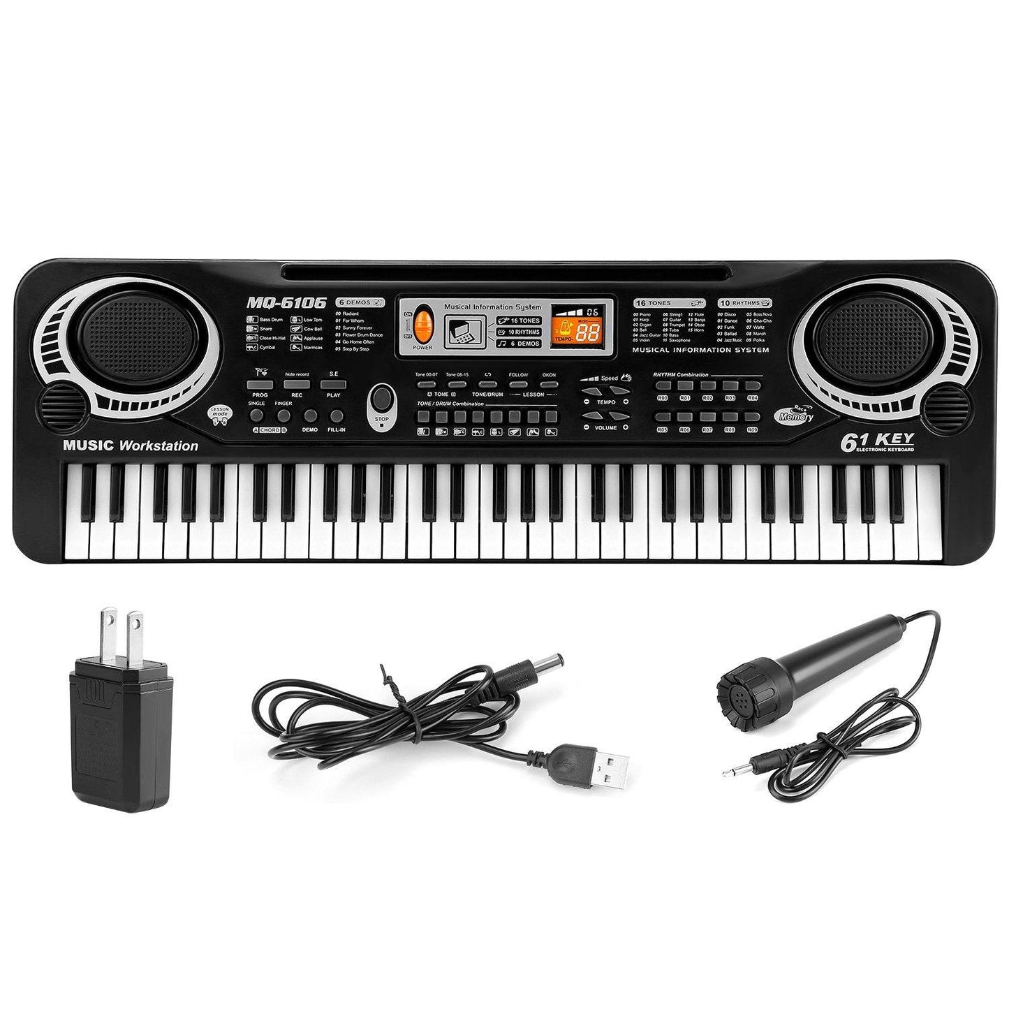 Skorter | 61 Key Digital Music Electronic Keyboard