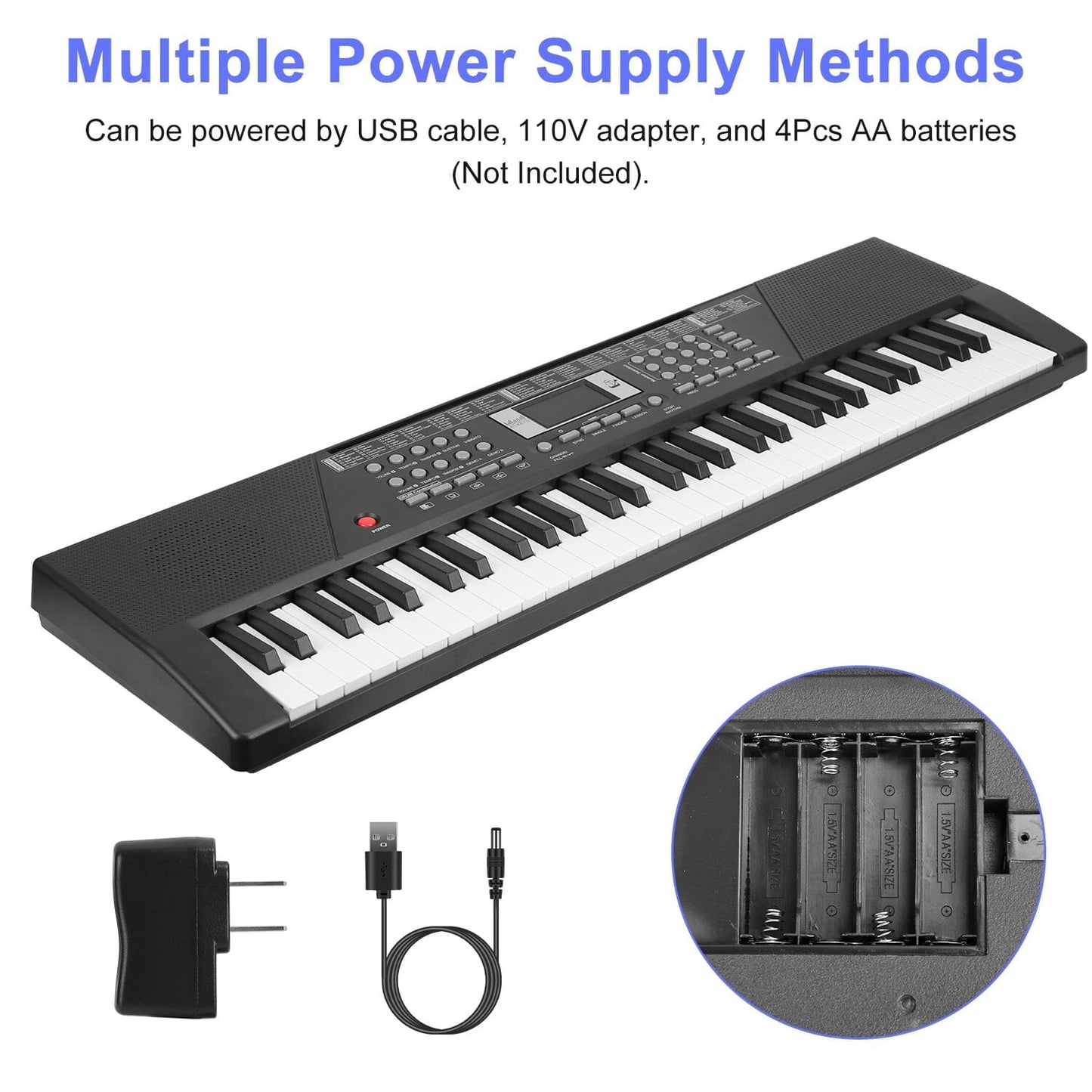 Skorter | 61 Keys Digital Music Keyboard Electronic Piano