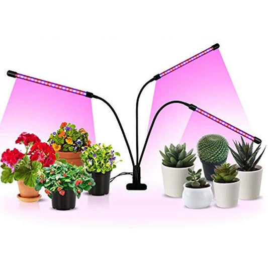 Skorter | Ipower 15W Led Growth Light With Automatic On/Off, Adjustable Gooseneck, 11 Dimmable Levels, Black