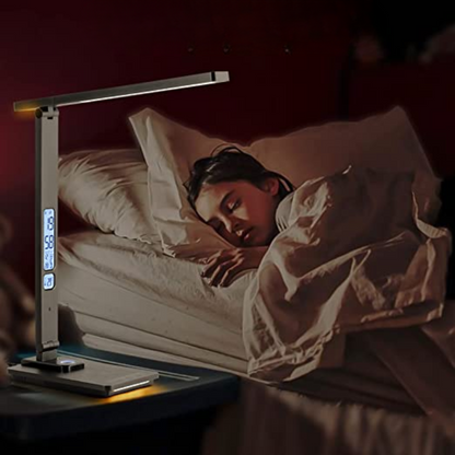 Skorter | LED Desk Lamp - With Wireless Charger and USB Charging Port - Touch Control