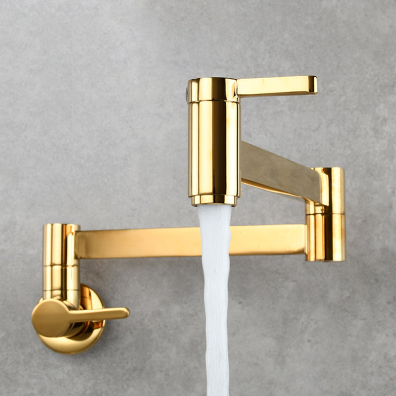 Skorter | 1-handle brushed nickel widespread faucet 1 hole wall-mounted bathroom faucet with brass