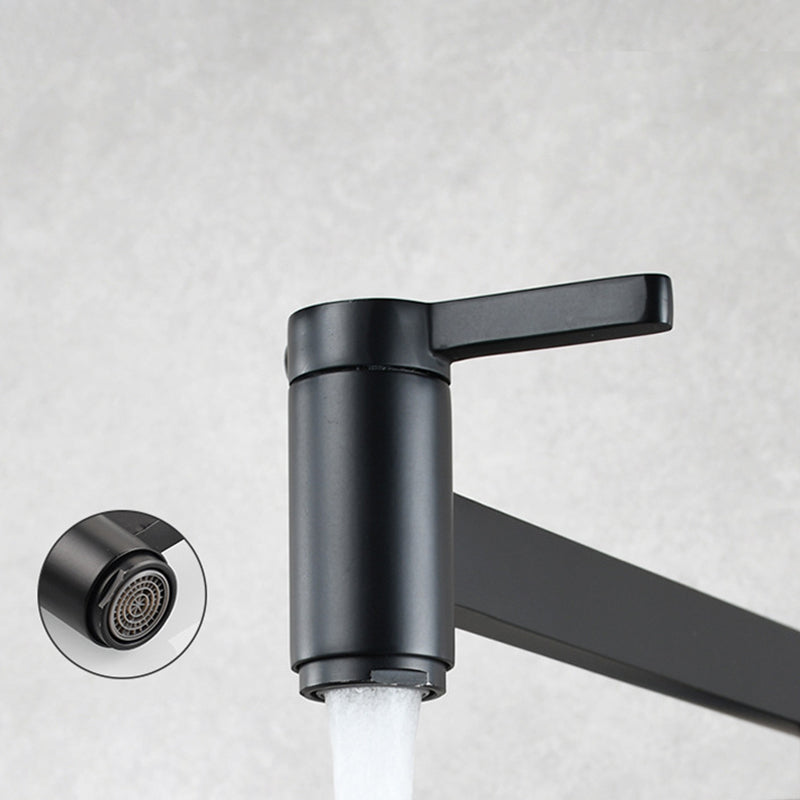 Skorter | 1-handle brushed nickel widespread faucet 1 hole wall-mounted bathroom faucet with brass