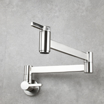 Skorter | 1-handle brushed nickel widespread faucet 1 hole wall-mounted bathroom faucet with brass