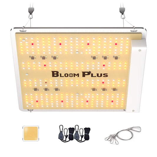 Skorter | Bloom Plus Led Grow Light Bp 1000W 2X2Ft Coverage Sun-like Full Spectrum Grow Light For Indoor Plants With 336 Packs Samsung Diodes (Includes Ir)