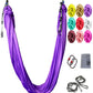 Skørter | Aerial Yoga Swing Set, L:5M W:2.8M Anti Gravity Hammock Inversion Exercises Includes 2 Carabiners, 2 Daisy Chain, 1 Hanging Instructions.