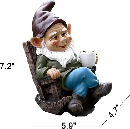 Skorter | Adorable Coffee Drinking Gnome