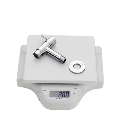 Skorter | Contemporary Wall-Mounted Bathroom Faucet Single Hole Low Arc Solid Brass Circular Faucet