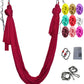 Skørter | Aerial Yoga Swing Set, L:5M W:2.8M Anti Gravity Hammock Inversion Exercises Includes 2 Carabiners, 2 Daisy Chain, 1 Hanging Instructions.