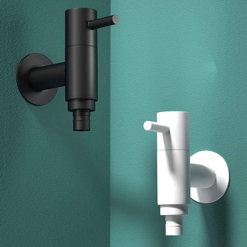 Skorter | Contemporary Wall-Mounted Bathroom Faucet Single Hole Solid Brass Round Faucet