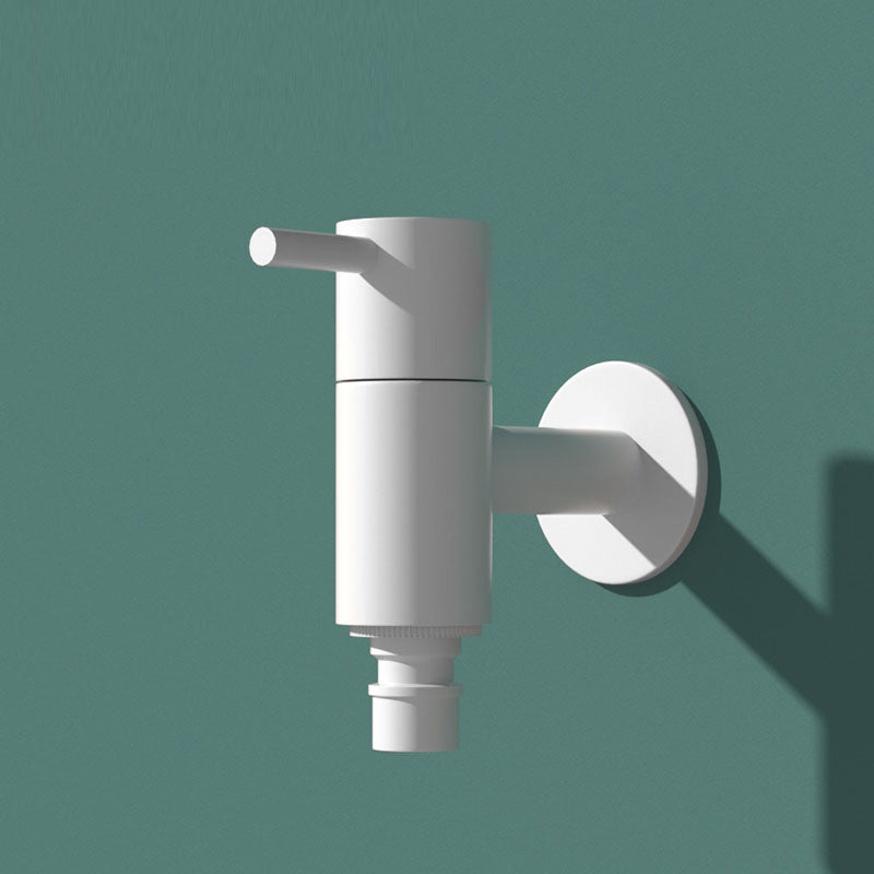 Skorter | Contemporary Wall-Mounted Bathroom Faucet Single Hole Solid Brass Round Faucet