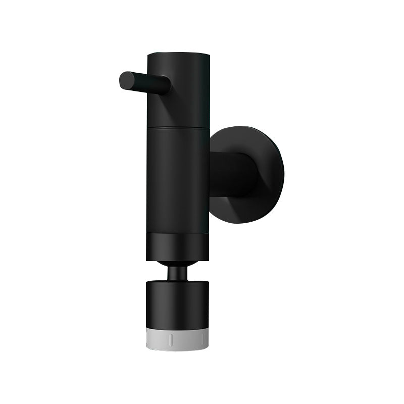 Skorter | Contemporary Wall-Mounted Bathroom Faucet Single Hole Solid Brass Round Faucet