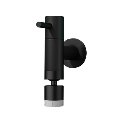 Skorter | Contemporary Wall-Mounted Bathroom Faucet One Hole Solid Brass Round Faucet