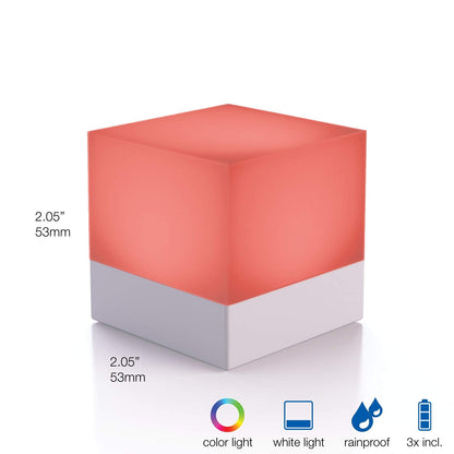 Skorter | Enevu Cube Personal LED Light - White, One Size, Synthetic Material