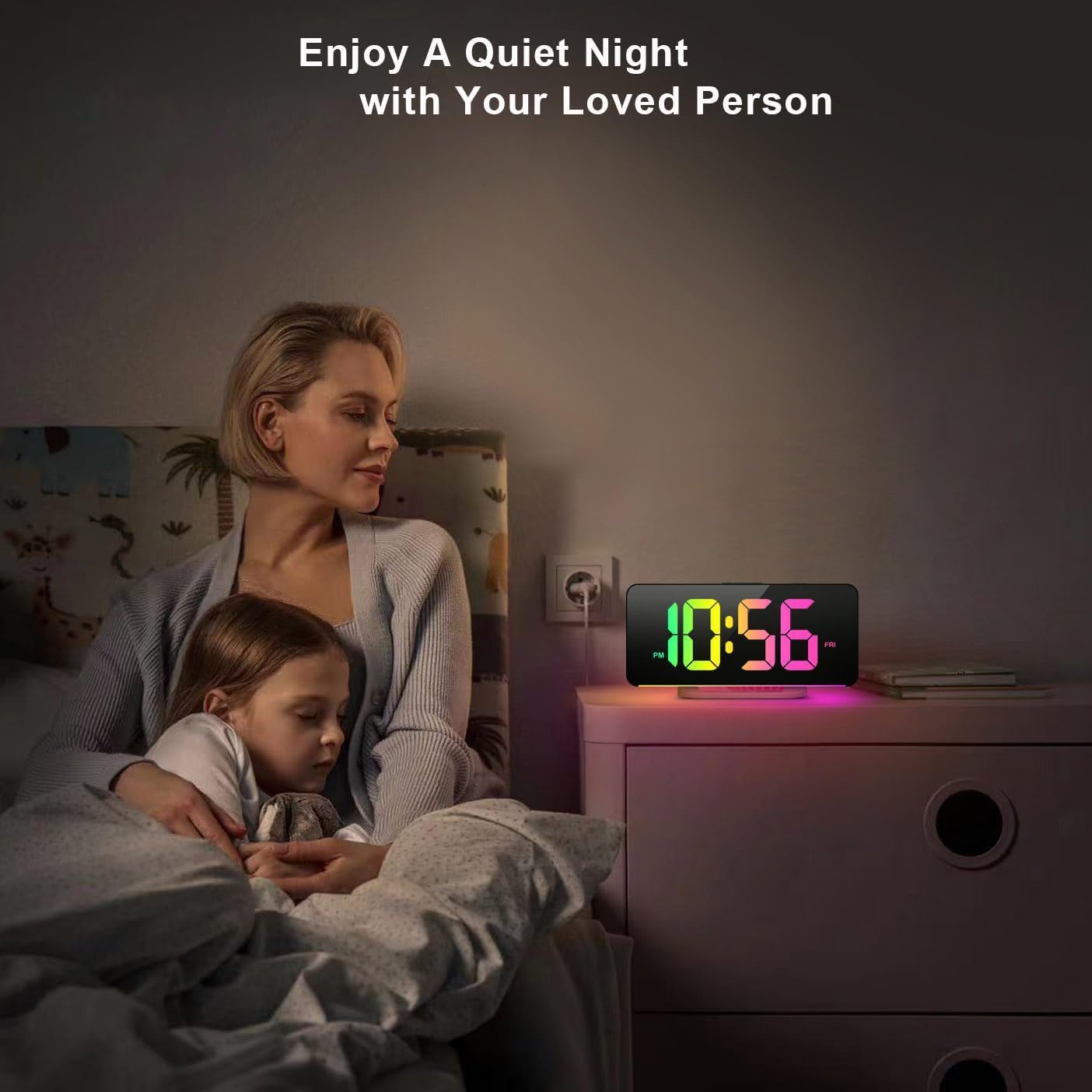 Skorter | 11.5-Inch Digital Calendar Day Clock with 19 Reminders – Claryon