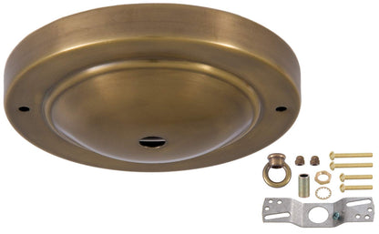 Skorter | B&P Lamp® Antique Brass Ceiling Box & Accessories Kit - Full Kit With Matching Finish