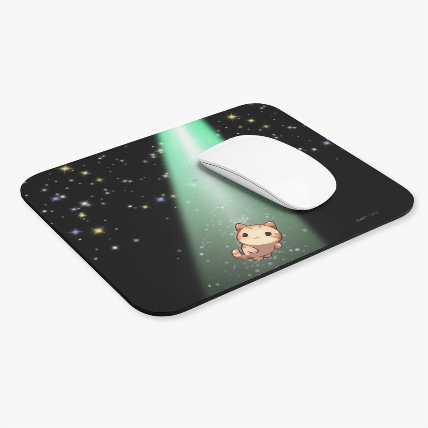 Skorter | Fluff's - Cosmo the Cat Beaming Mouse Pad
