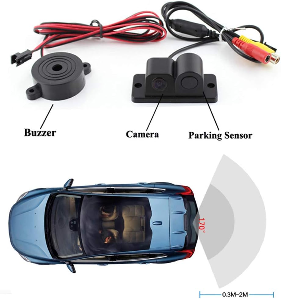 Skorter | Car Rear View Camera with Parking Sensor 2-in-1 – SafePark