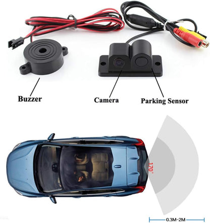Skorter | Car Rear View Camera with Parking Sensor 2-in-1 – SafePark