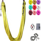 Skørter | Aerial Yoga Swing Set, L:5M W:2.8M Anti Gravity Hammock Inversion Exercises Includes 2 Carabiners, 2 Daisy Chain, 1 Hanging Instructions.