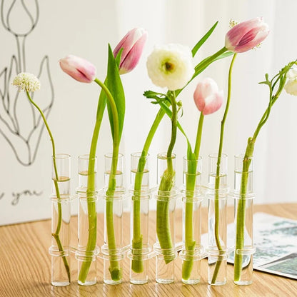 Skorter | Flexible Flower Vases with Hinges | Modern Glass Tube Vase