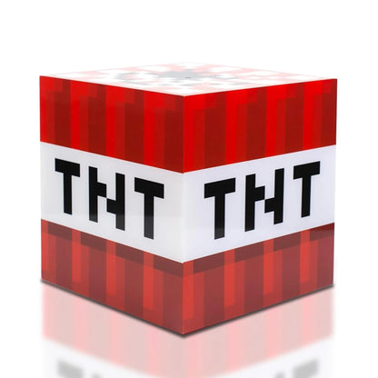 Skorter | Minecraft Tnt Block 6" Usb Led Night Light - Fun & Safe Mood Light For Children & Adults