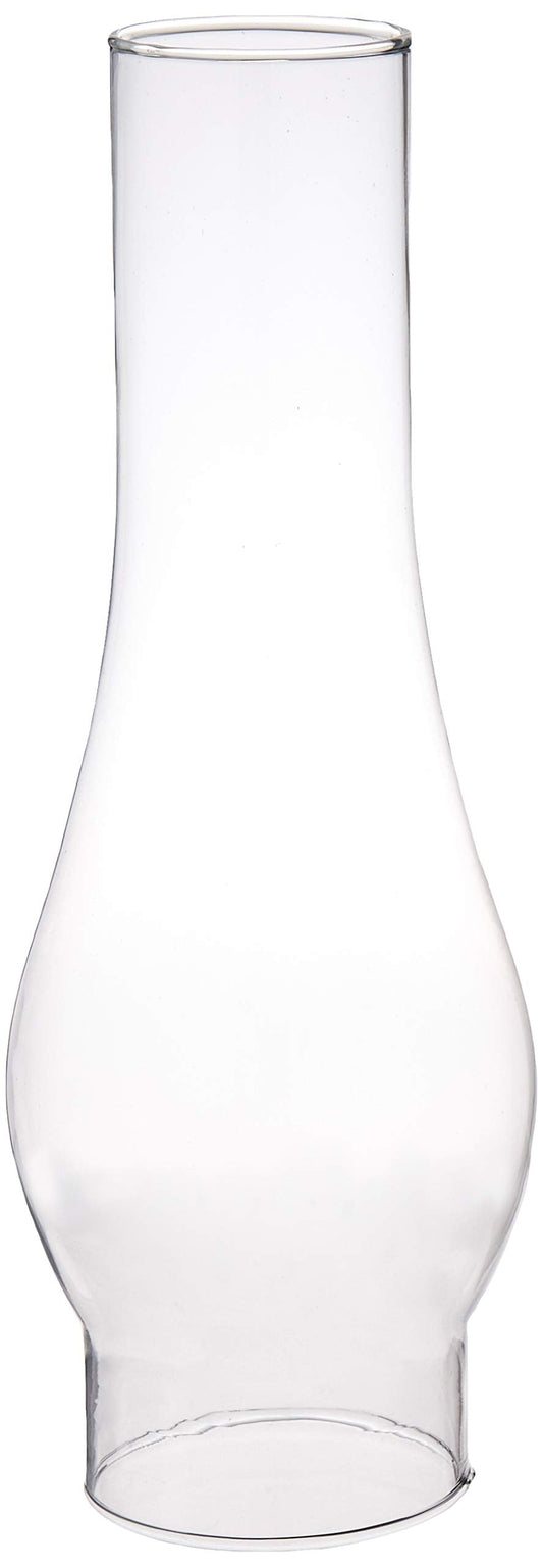 Skorter | Ciata Victorian Hurricane Chimney Lamp Shade, 10" Clear Glass, 2-Pack, 2-5/8" Fitter