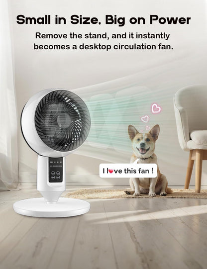 Skorter | Adjustable Pedestal Fan with 3D Oscillation – Aerion