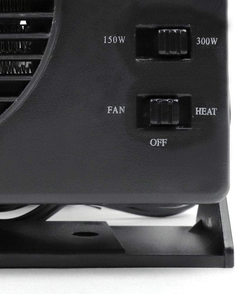Skorter | 12V Ceramic Car Heater | 150W-300W Portable Fan with Automatic Thermostat for Winter Use in Vehicles