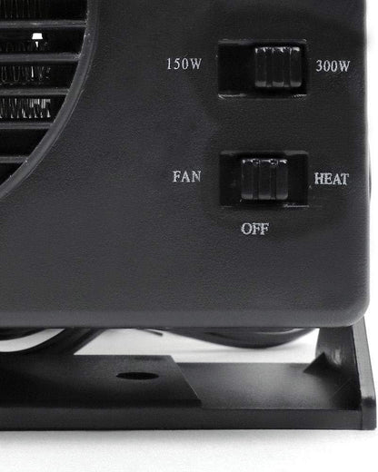 Skorter | 12V Ceramic Car Heater | 150W-300W Portable Fan with Automatic Thermostat for Winter Use in Vehicles