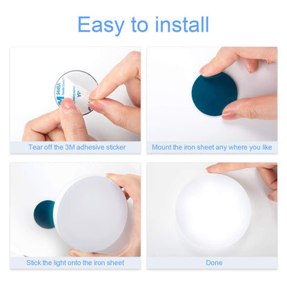 Skorter | Ferswe Dimmable Touch Lights, 3000K Rechargeable Led Tap Light - 2 Pack, Warm White