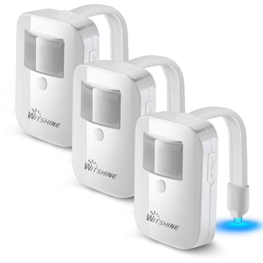 Skorter | Witshine Rechargeable Led Toilet Light - Motion Sensor & Color Changing Night Light, 3-Pack