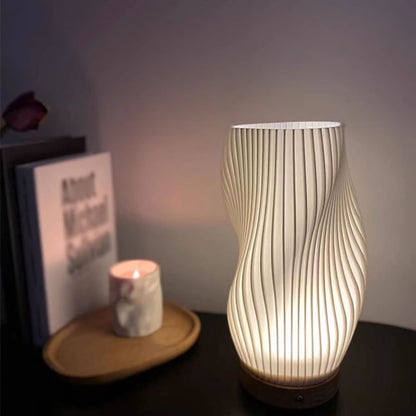 Skorter | Wavecrest Lamp – Sleek USB-Powered Dimmable Table Lamp