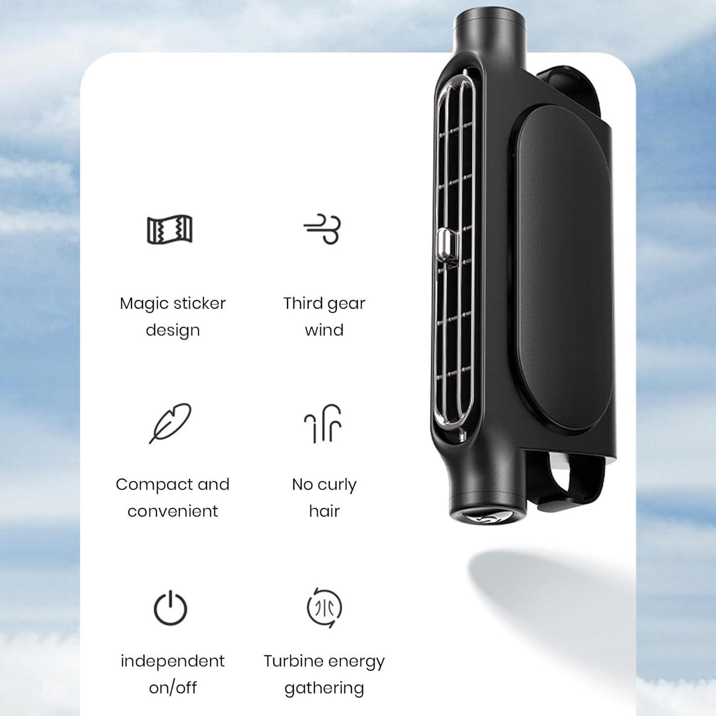 Skorter | 3 Speeds USB Car Cooling Fan & Headrest Mount – AutoBreeze (1+1 FREE)