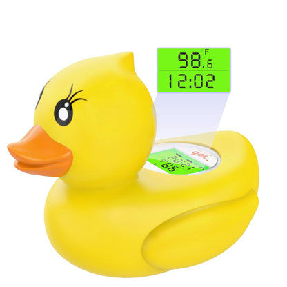 Skorter | AquaVeilig Baby Bath Thermometer – Digital Display with 3 Colors and Temperature Warning