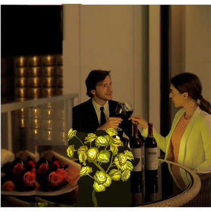 Skorter | Rosewood Night Lamp with Remote Control - 16 Colors Adjustable