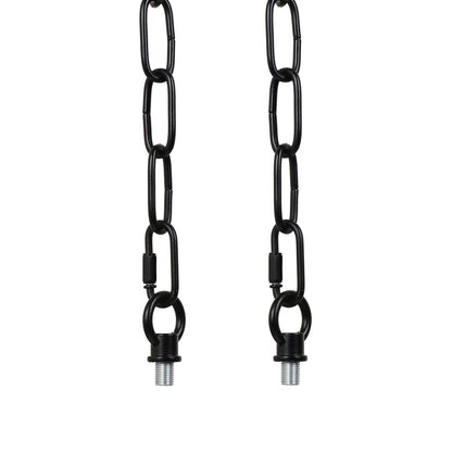 Skorter | Eumyviv 15Ft Heavy Duty Black Chain For Pendant Lamp, Supports 65 Lbs, Ideal For High Ceilings